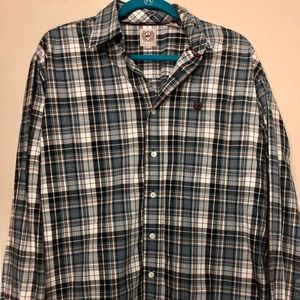 Cinch Button Up Western Flannel Shirt Men’s